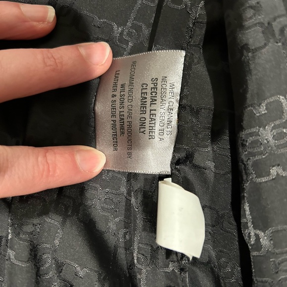 Black Leather Blazer Jacket - Picture 5 of 8